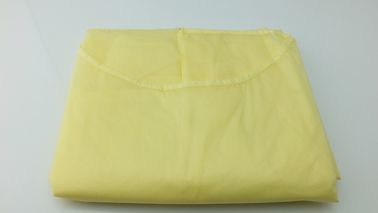 Soft Isolation Gown Yellow Anti Cross-Infection Hygienic Application