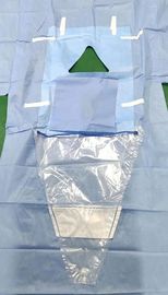 Perineum Disposable Surgical Drapes With Collection Pouch Customized Logo